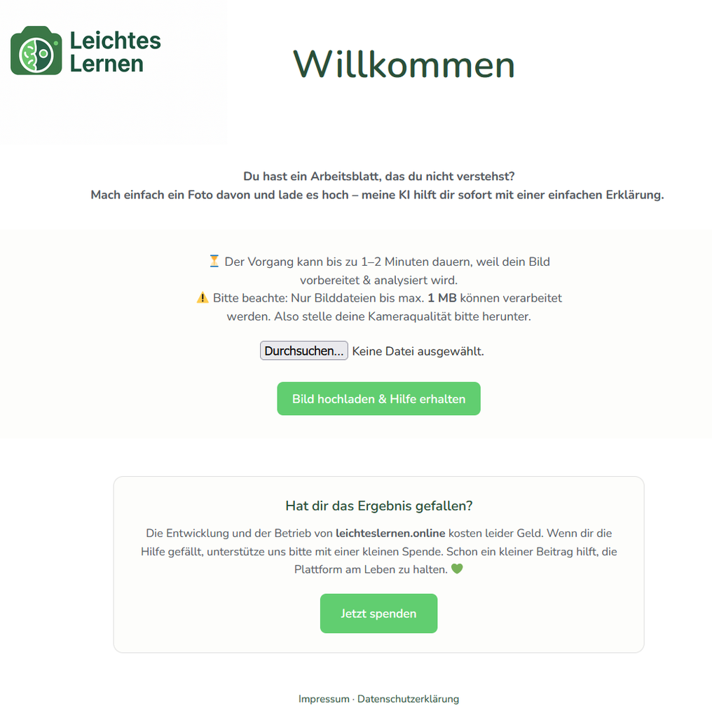 Leichtes Lernen